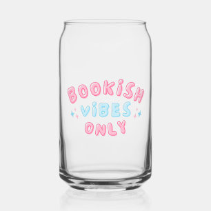 Bookish Vibes only Niedlich Typografy Groovy Dosenglas