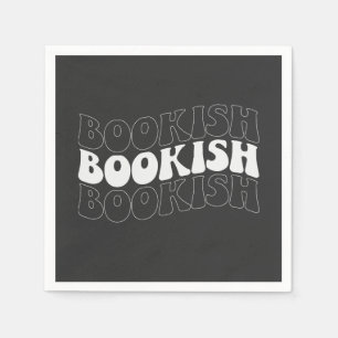 BOOKISH Wavy Retro Serviette