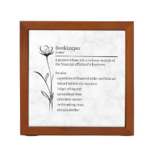 Bookkeeper Definition Funny Synonym Desk Organisat