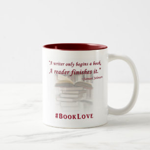 #BookLove-Tasse Zweifarbige Tasse