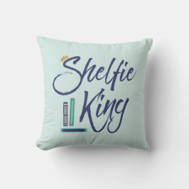 Booklover Shelfie King Kissen