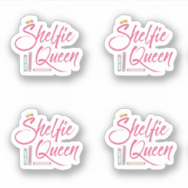 Booklover Shelfie Queen Aufkleber