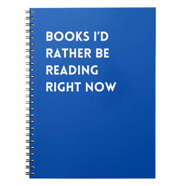 Booklovers Notebook Notizblock (Vorderseite)