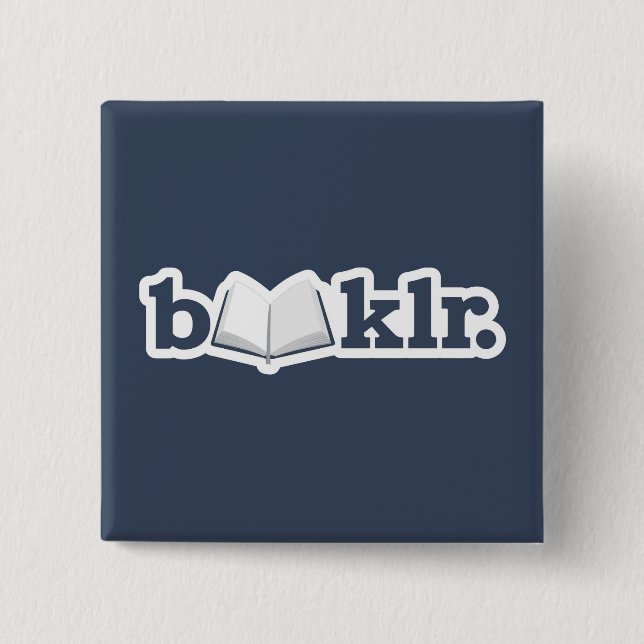 Booklr Logo-Knopf Button (Vorderseite)