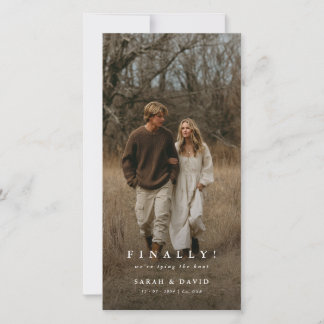 Bookmark Photo Finally Save the Date Weddings