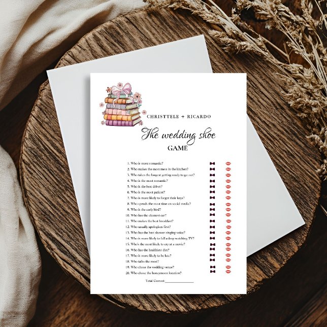 BookNew Chapter Begin Weding Shoe Game Card Ankündigung (Von Creator hochgeladen)