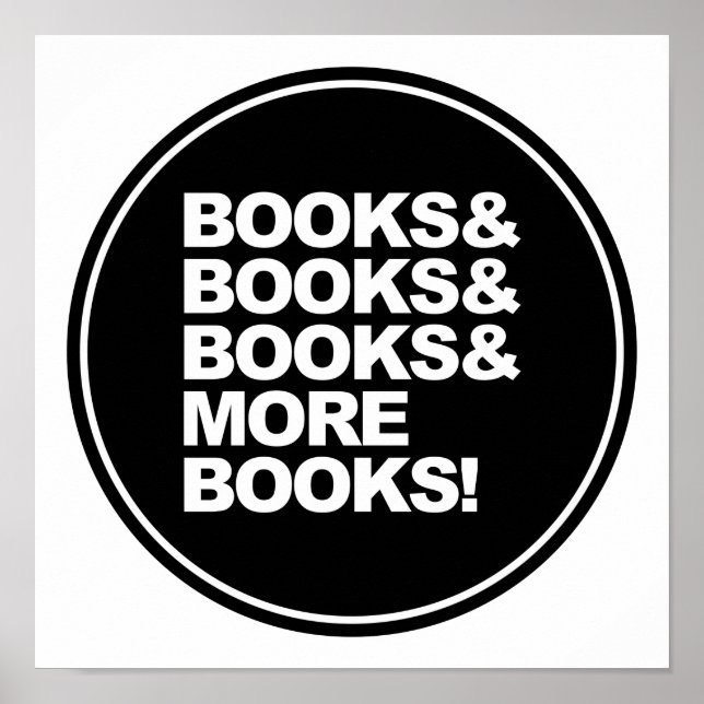 Books and more books poster (Vorne)