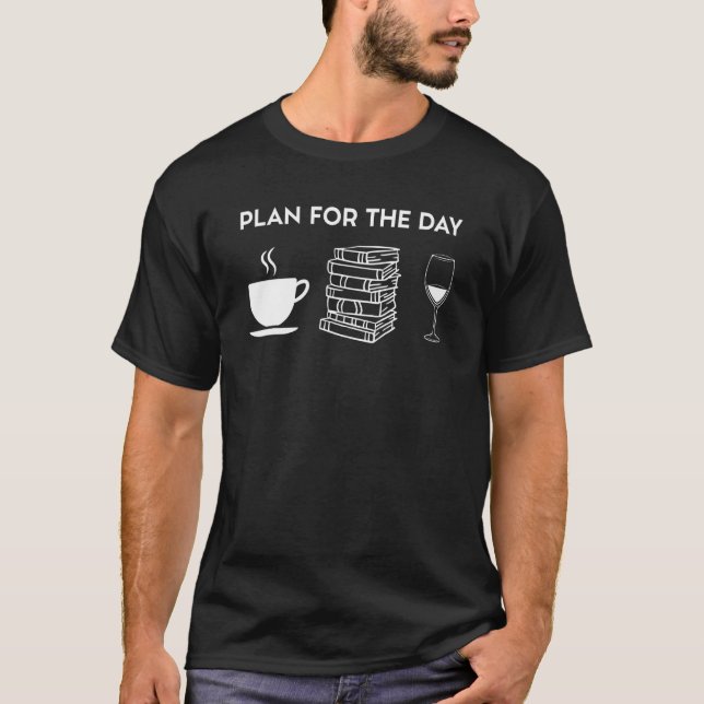 Books And Wine_1 T-Shirt (Vorderseite)
