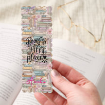 Books Are My Happy Place Scalloped