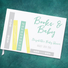 Books Baby Shower Guestbook Gästebuch