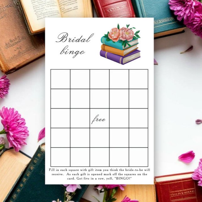 Books Bridal shower Bingo game (Von Creator hochgeladen)