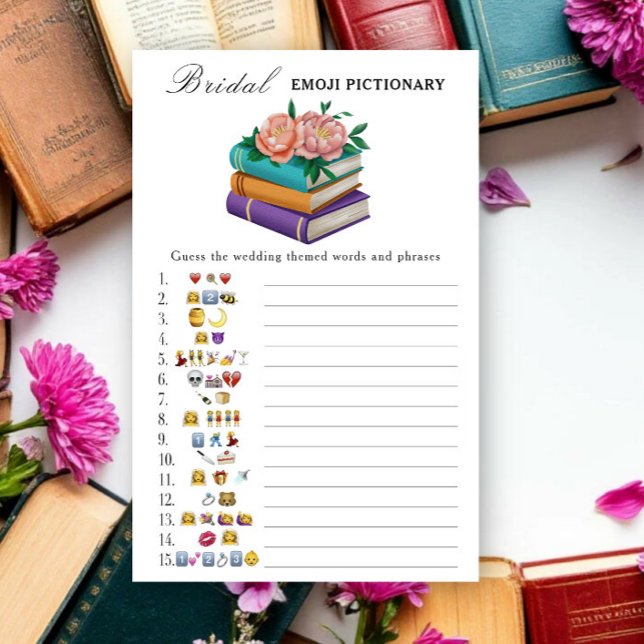 Books Bridal shower Emoji Pictionary game (Von Creator hochgeladen)