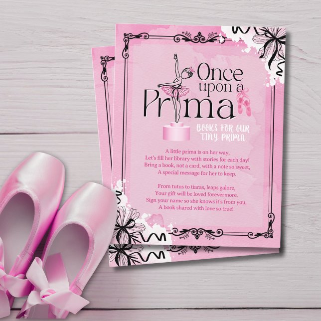 Books For Baby Ballet Theme Card Einladung (Von Creator hochgeladen)