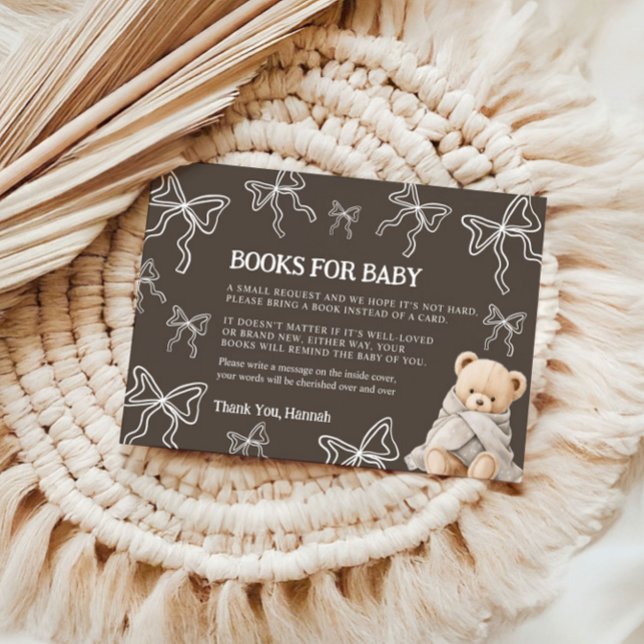 Books for Baby Card Bear Begleitkarte (Von Creator hochgeladen)