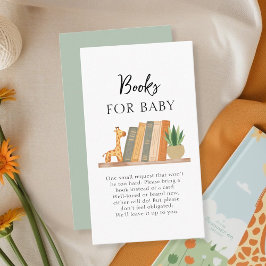 Books For Baby Gender Neutral Baby Shower Begleitkarte
