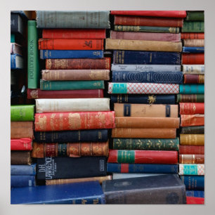 Books Read Love Old Books Poster
