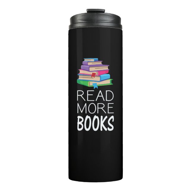 Books - Read More Books Thermosbecher (Vorderseite)
