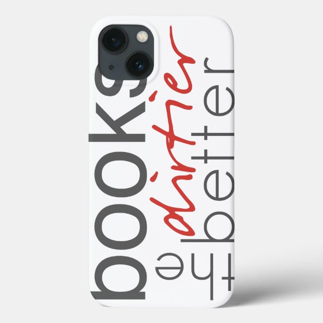 Books the Dirtier the Better iPad Case (Rückseite)