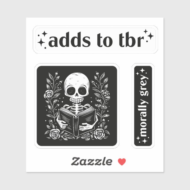 Booktok-Romantik-Bücherpack Aufkleber (Blatt)