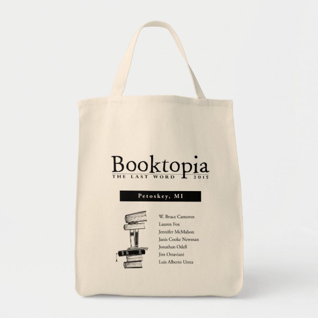 Booktopia 2105: Das letzte Wort - Petoskey, Tragetasche (Vorne)