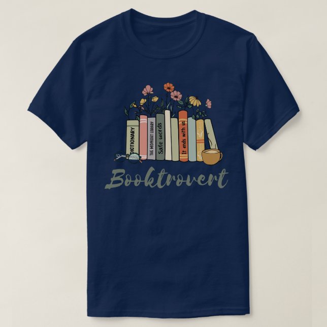 Booktrovert 2 T-Shirt (Design vorne)