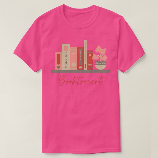 Booktrovert 4 T-Shirt (Design vorne)