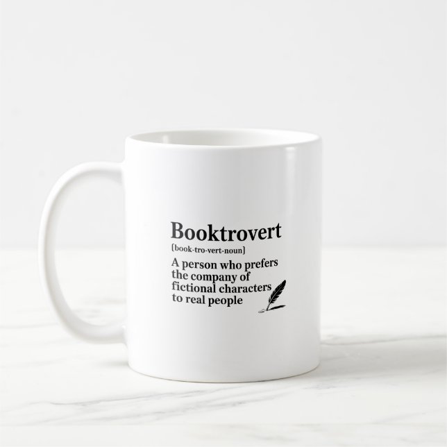 Booktrovert Coffee Mug (Gauche)