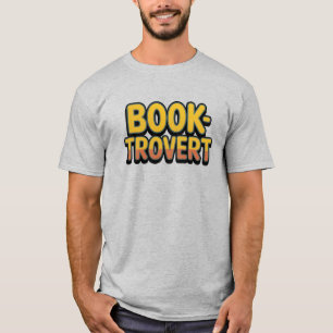 Booktrovert Funny Introvert Reader Zitat T-Shirt