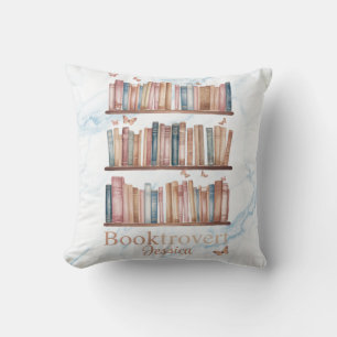 Booktrovert Watercolor Classic Book Lover Kissen