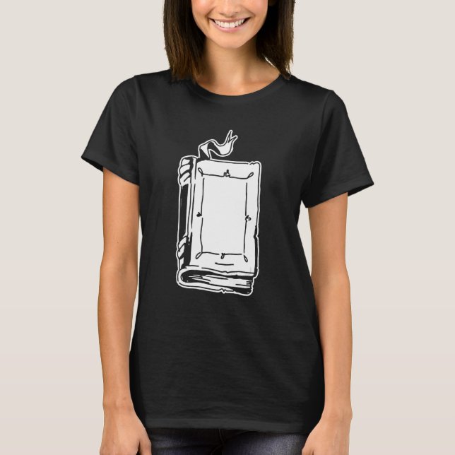 Bookworm Books Bibliophile Librarian Literature  B T-Shirt (Vorderseite)