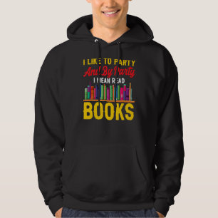 Bookworm Buchungsanzeige Leseprogramm Textentwurf Hoodie