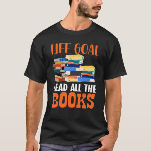 Bookworm Buchungsanzeige Leseprogramm Textentwurf  T-Shirt