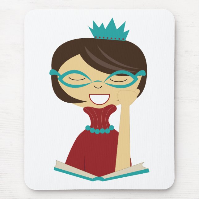 Bookworm Princess Mousepad (Vorne)