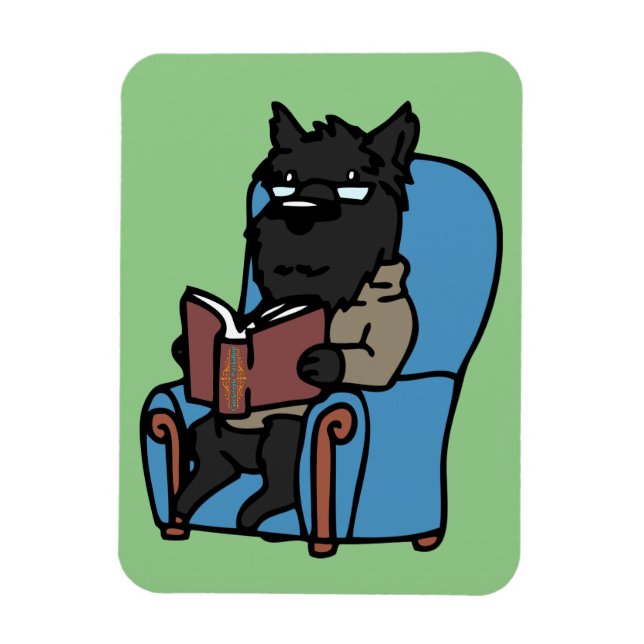 Bookworm-Schotte Magnet (Vertikal)