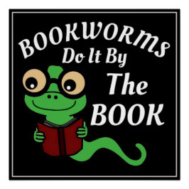 Bookworm-Spaß Poster