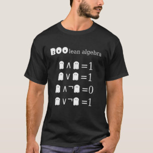 Boolean Algebra Halloween Math T-Shirt