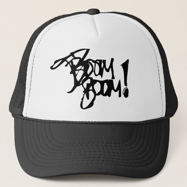 Boom-Boom! Truckerkappe (Vorderseite)