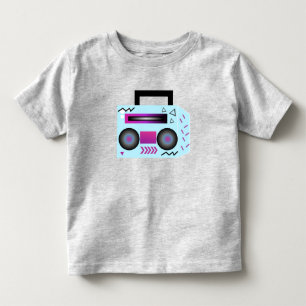Boom Box 90er 80er Musik Hip Hop Babys Bodysuit Kleinkind T-shirt