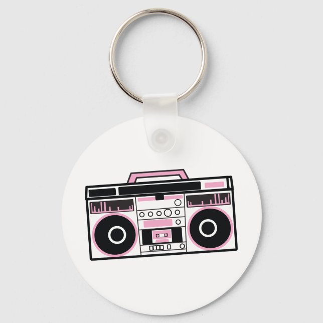 Boom-Box Schlüsselanhänger (Vorderseite)