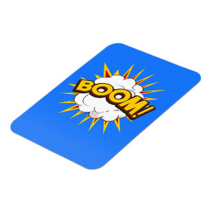 Boom! Cartoon-Explosion Magnet
