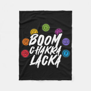 Boom Chakra Lacka Yoga Meditation Reiki Spirituell Fleecedecke