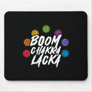 Boom Chakra Lacka Yoga Meditation Reiki Spirituell Mousepad