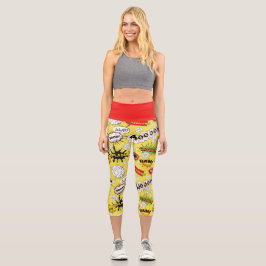 Boom, Crash und Splash Capri Leggings