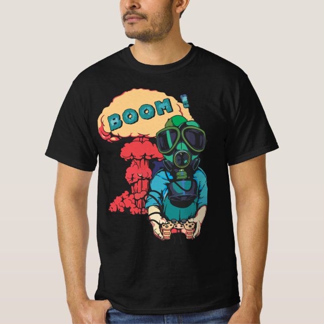 Boom! Gamer Apokalypse T-Shirt (Vorderseite)
