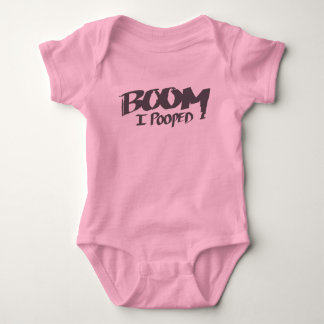 Boom I gekackt - Baby-Shirt Baby Strampler