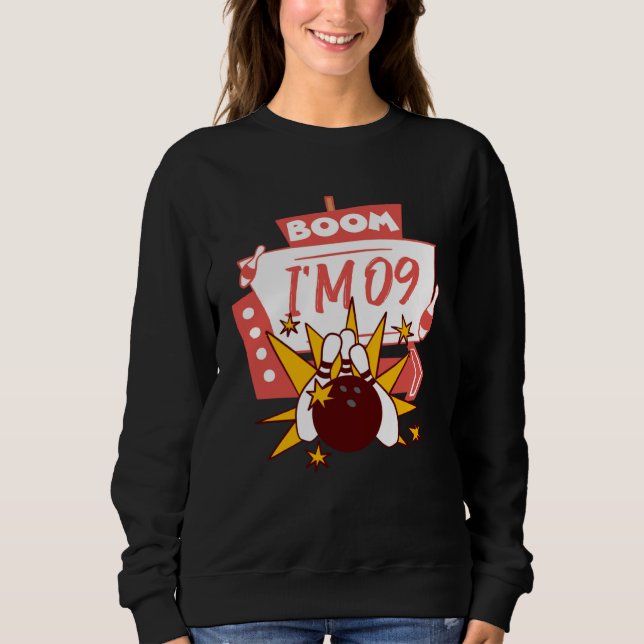 Boom ich bin 09 sweatshirt (Vorderseite)