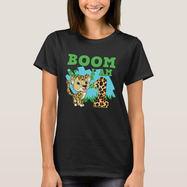 Boom Im 1 Leopard T-Shirt (Vorderseite)