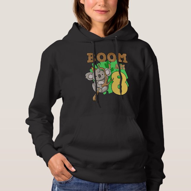 Boom Im 8 Koala Hoodie (Vorderseite)