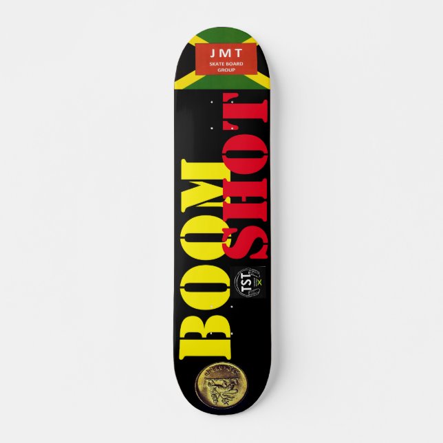 BOOM  JMT Skateboard, 7¾" Deck Skateboard (Vorne)