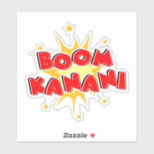 Boom kanani aufkleber
